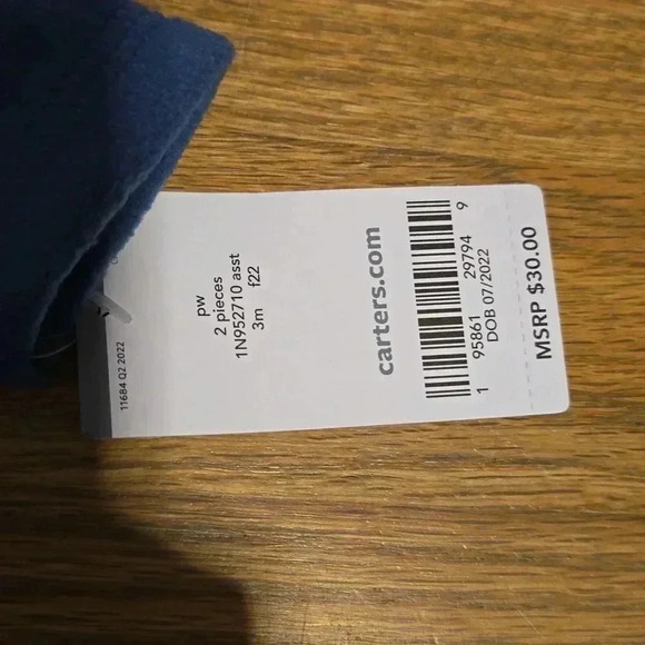 Carter's Little Boy Sweat Set - Picture 2 of 2